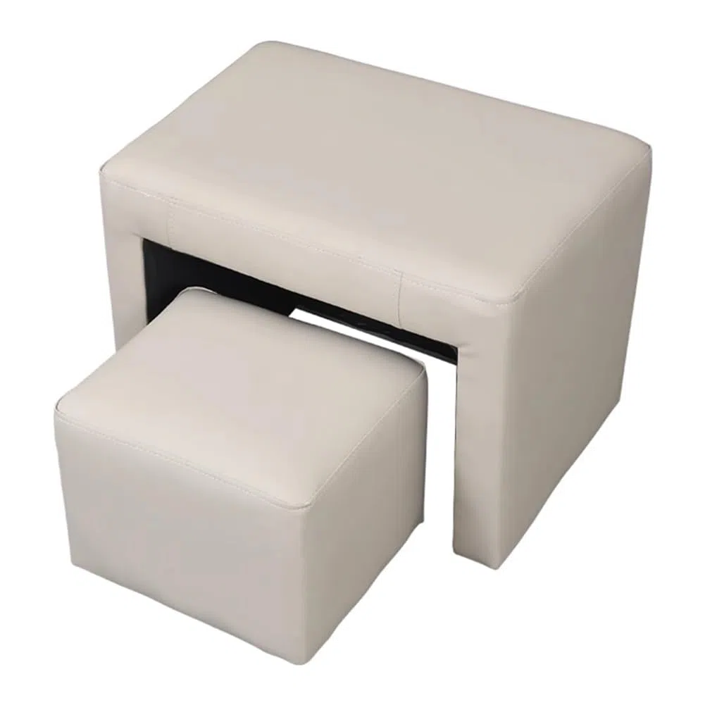 Multifunktionales Nesting-Fußhocker-Set, Rutschfester Pediküre-Hocker Für Maniküristen, PU-Kissen-Fußbad-Spa-Pediküre-Stuhl, Fußhocker Für Home Beauty Salon SPA