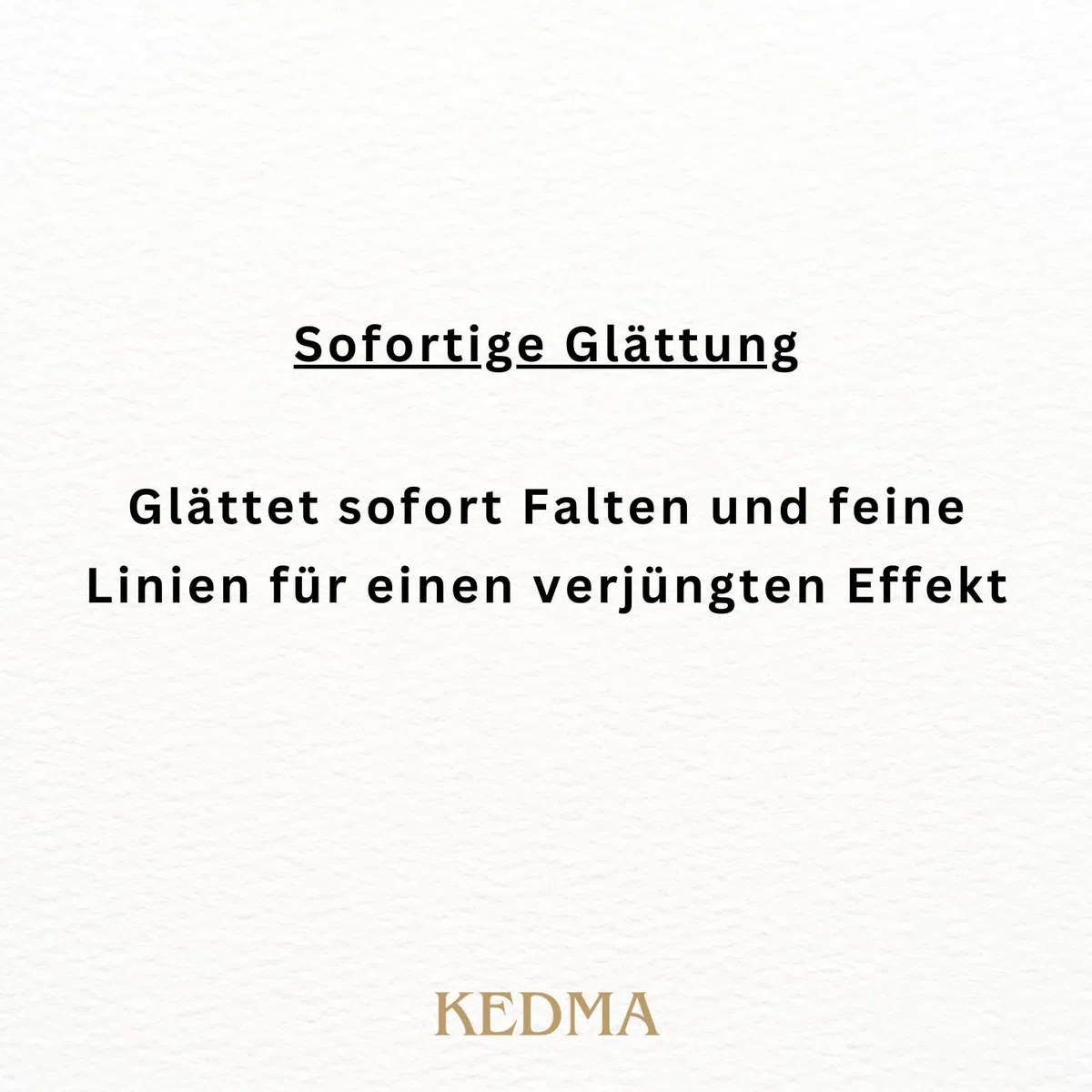 KEDMA - Sofort-Faltenfüller mit Platin & Hyaluronsäure - 10g