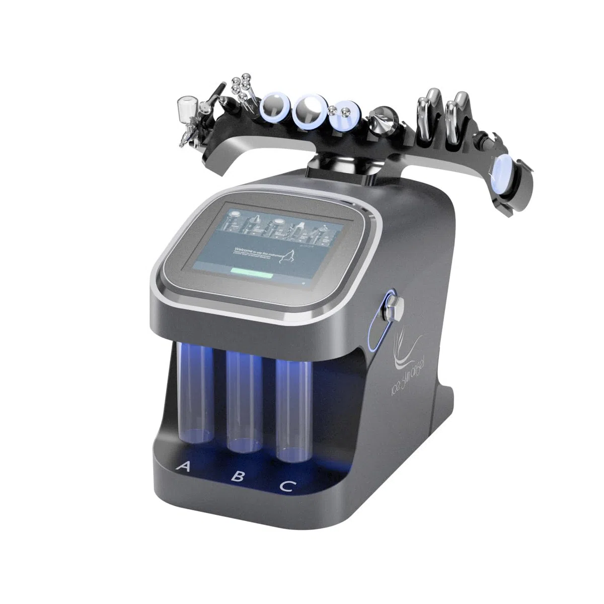 11-In-1-Wasser-Sauerstoff-Hydra-Facial-Gerät Mit Led-Maske, Tiefenreinigung, Peeling Hydro-Dermabrasion, Jet-Peeling Kleinem Bläschengerät, Hautstraffung Und Lifting
