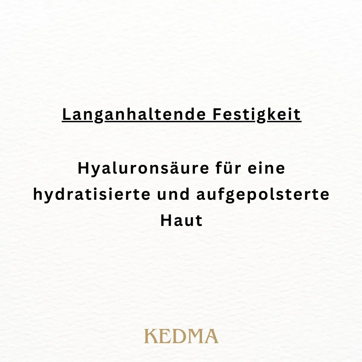 KEDMA - Sofort-Faltenfüller mit Platin & Hyaluronsäure - 10g