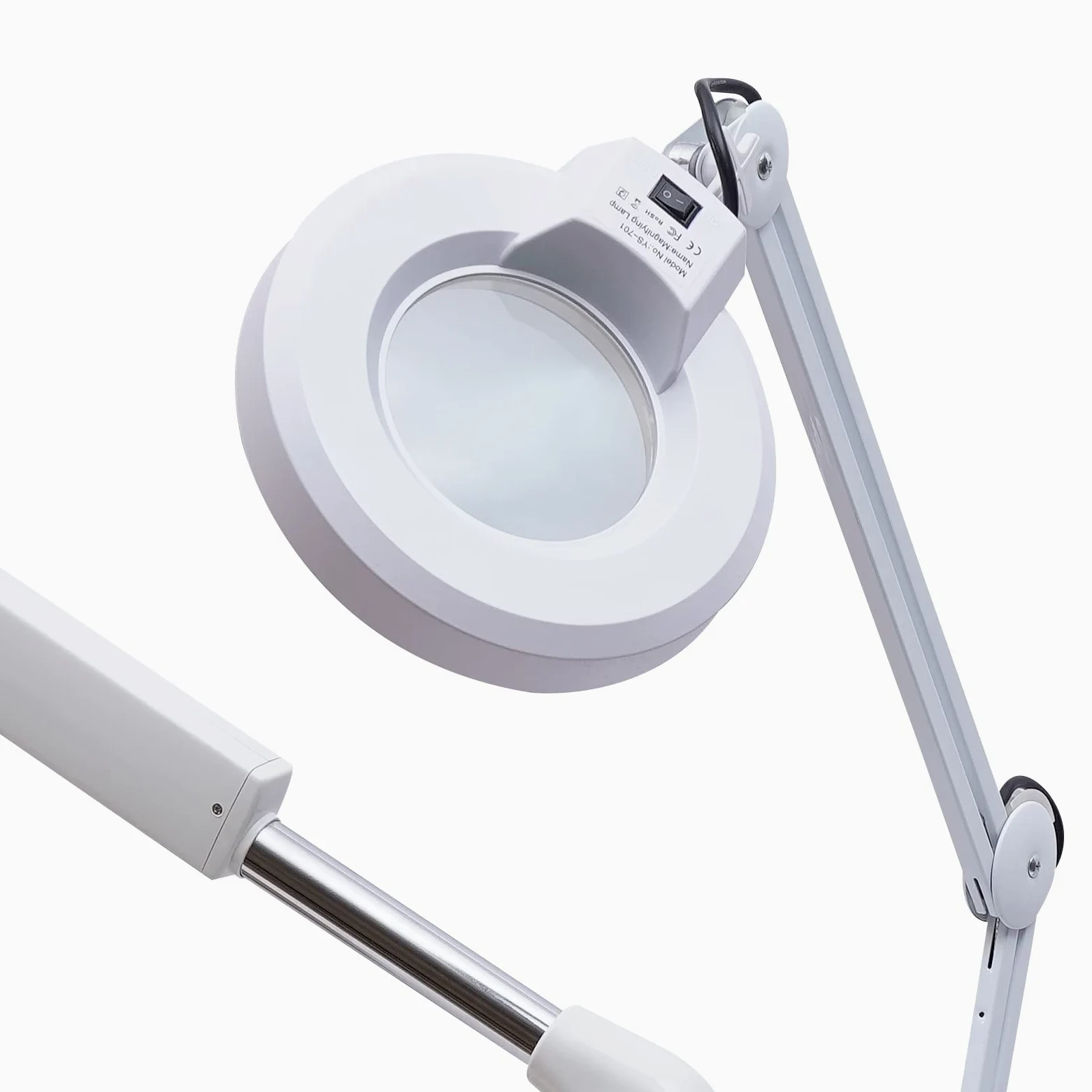 2 in 1 Gesichtsdampfer und 5X LED Lupenleuchte, Gesichts Sprayer Spa Salon Schönheit Ozon Bedampfer für Feuchtigkeitsspend und Hautpflege